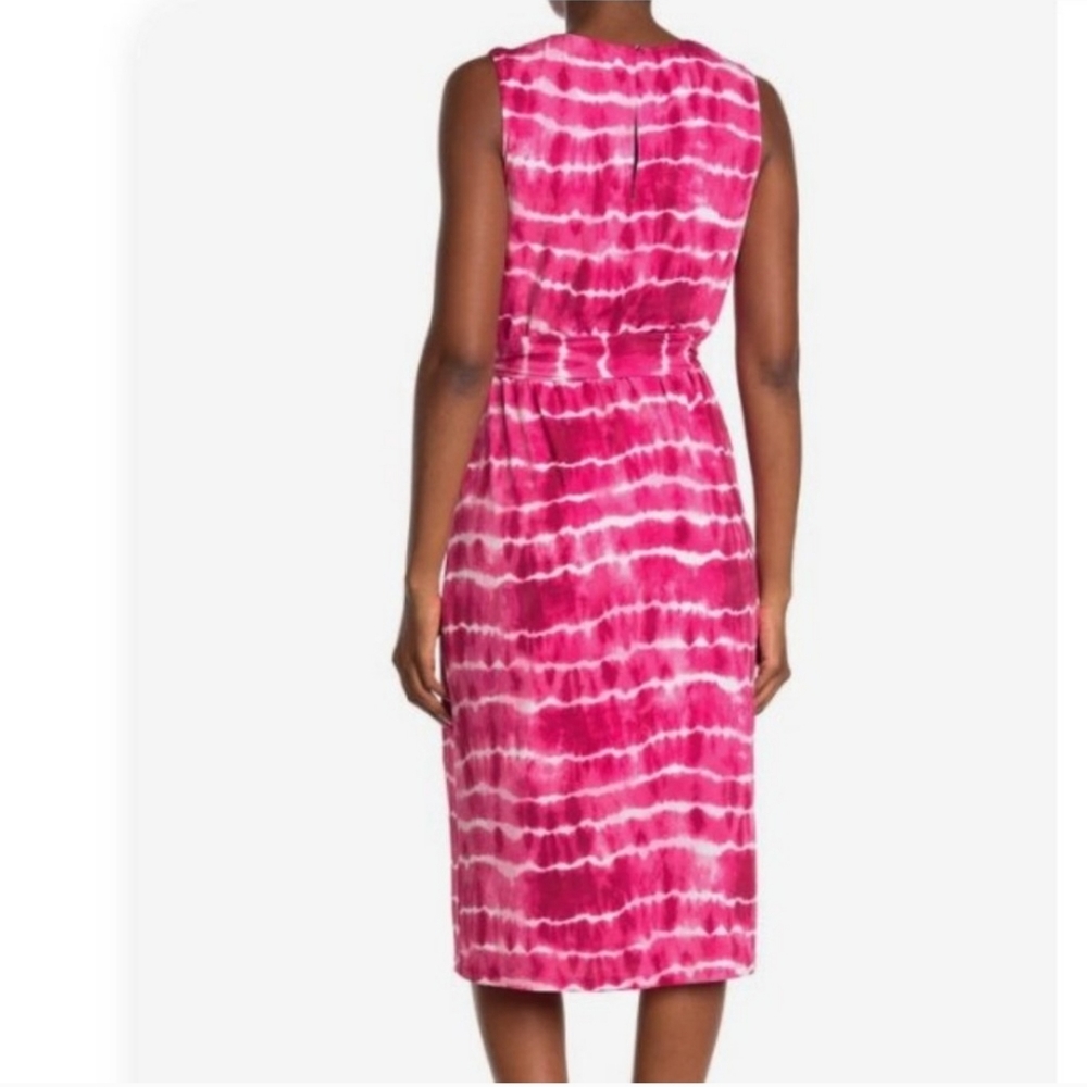 Pink Tie Dye dress B1 - Picture 2 of 2